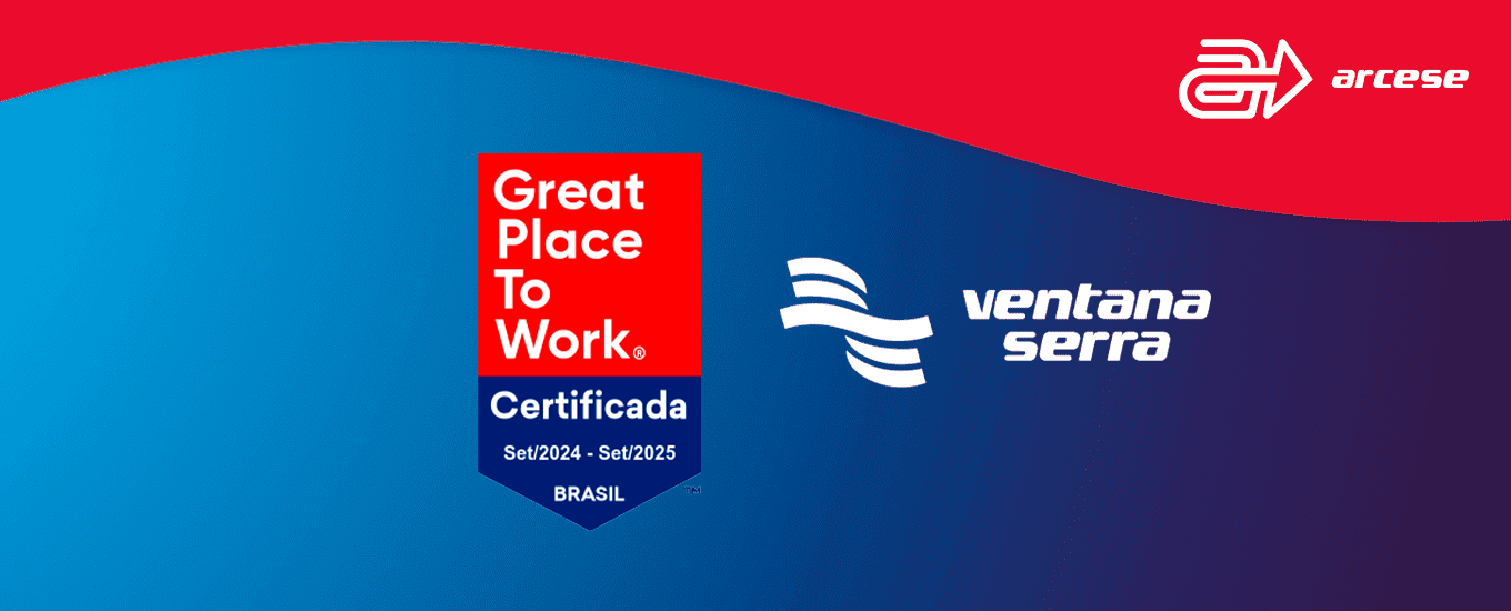 Arcese_2024_News Grafica della certificazione "Great Place To Work" ottenuta dall'azienda in Brasile Ventana Serra do Brasil